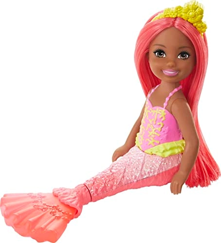 Barbie Dreamtopia Chelsea Mermaid Doll - 6.5-Inch Multicolor Ages 3+