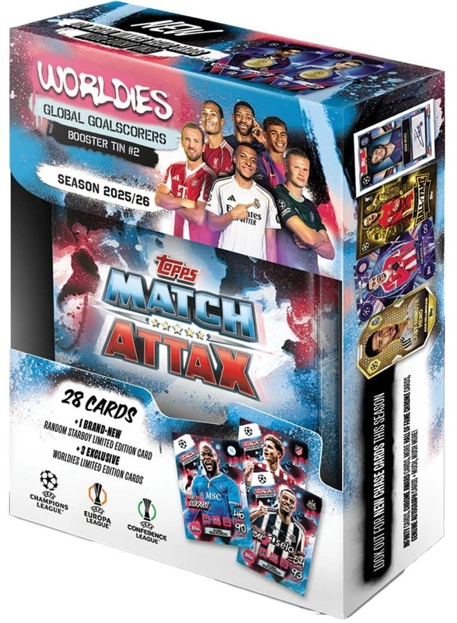 Topps Match Attax 2025/26 Booster Tin 2 - Global GOALSCORERS