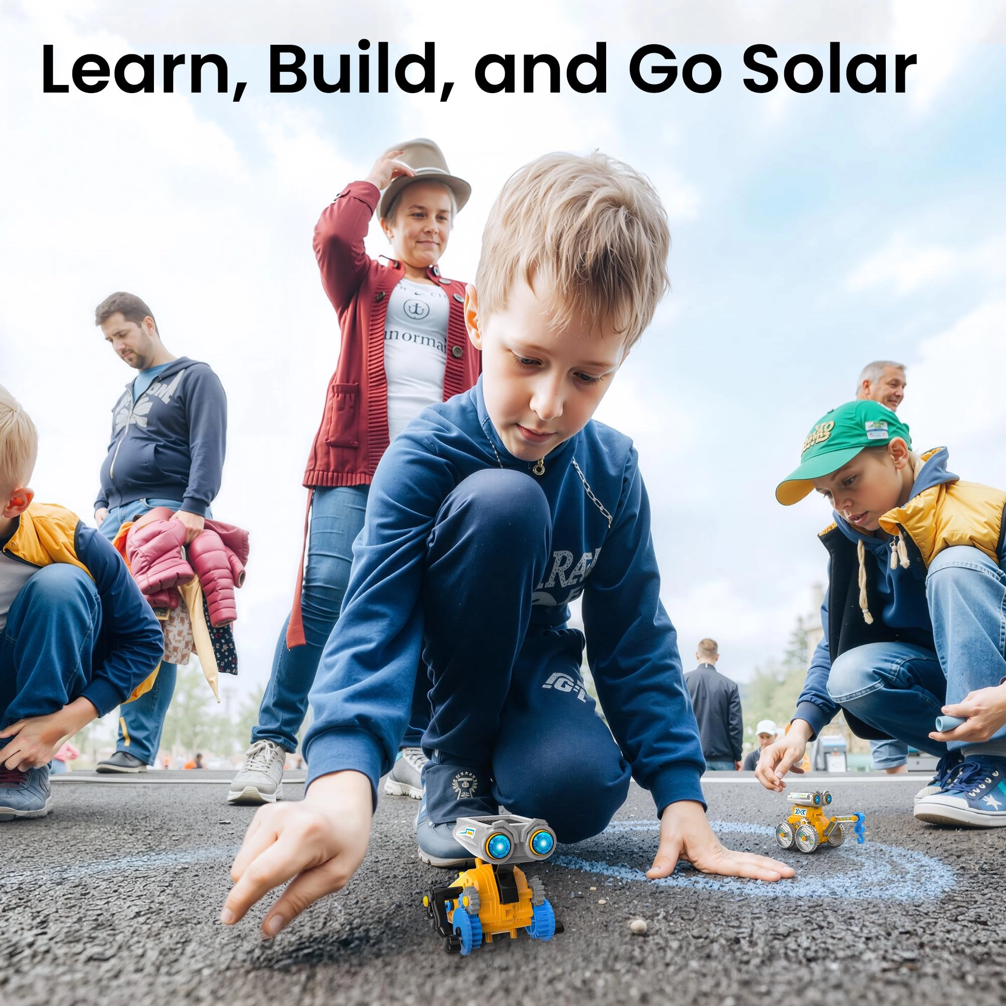Solar Robot Building Kit - 211 pieces Engineering