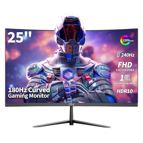 ZZA Curved Gaming Monitor - 25" 1920 * 1080P