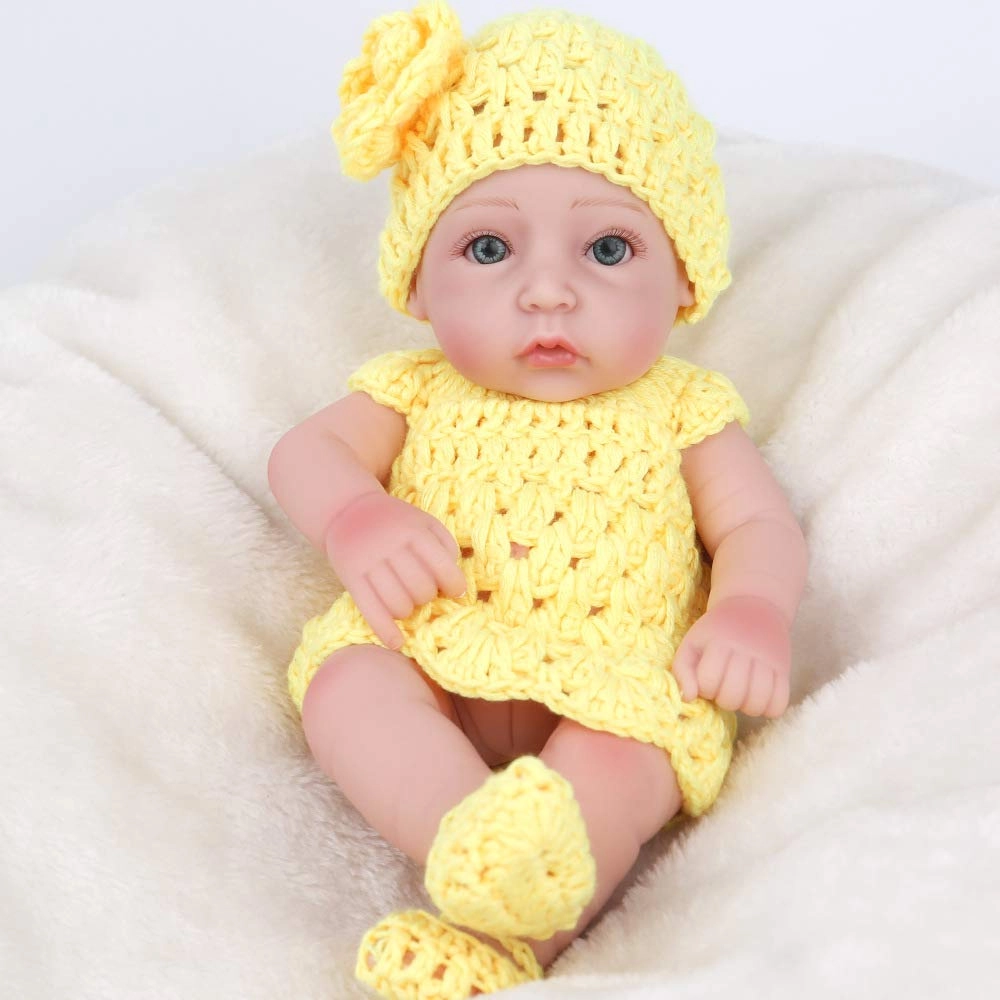 Reborn Baby Doll - 10 inch 25 cm Silicone black skin Ages 3 months+