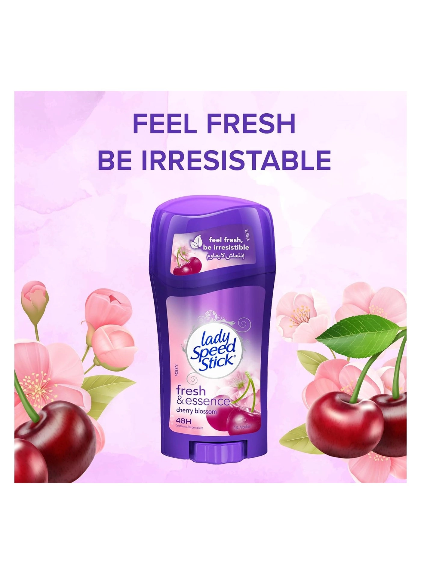 Fresh And Essence Cherry Blossom Deodorant Stick - 65gm Pack