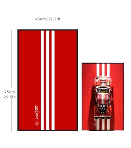 Display Wallboard - for LEGO Technic Ferrari Daytona SP3 42143 & Ferrari 488 42125 2 Display Board 29.5x17.7 in