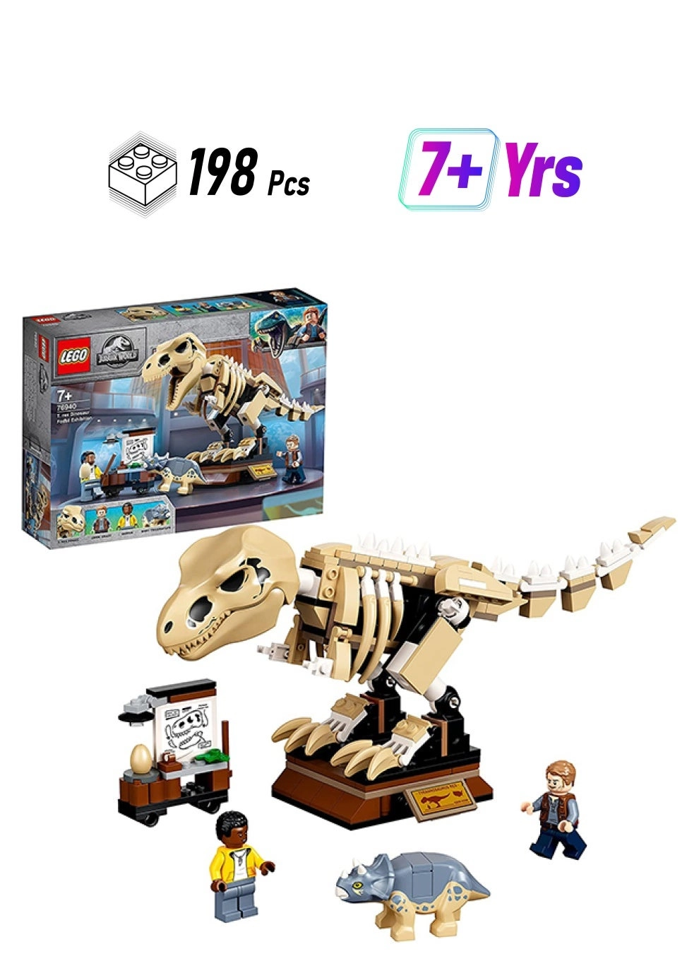 Jurassic World T. rex Dinosaur Fossil Exhibition (76940)
