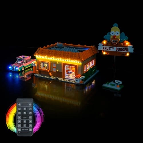 Light kit Compatible with Lego 10352 The Simpsons: Krusty Burger - RC Version