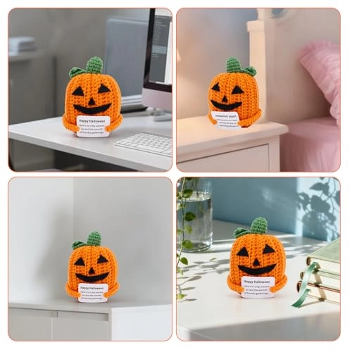 Pumpkin Crochet Pumpkin Doll 9.5 cm Handmade