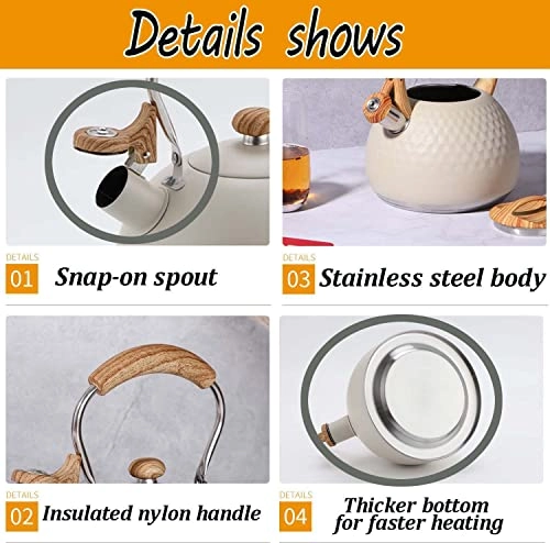 Stainless Steel Kettle - 2.5L