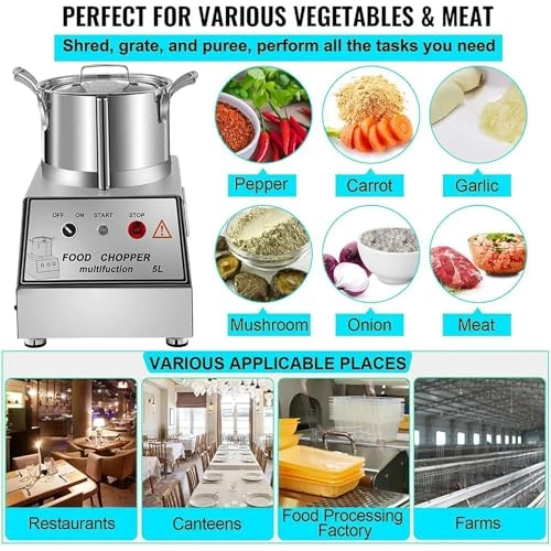 Electric Vegetable Chopper - 6L/9L/15L 1200W/1800W
