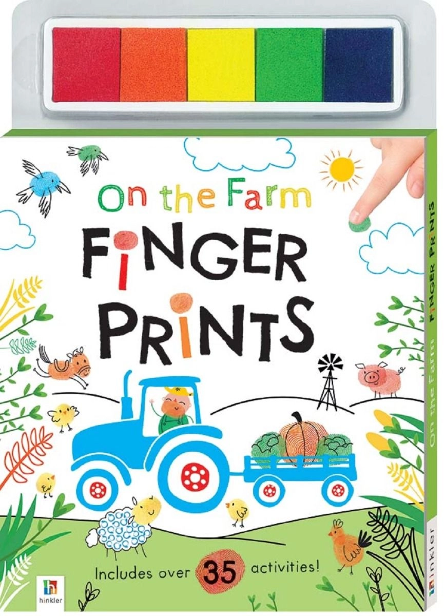Hinkler On the Farm Finger Prints Kit - 5 ink pads