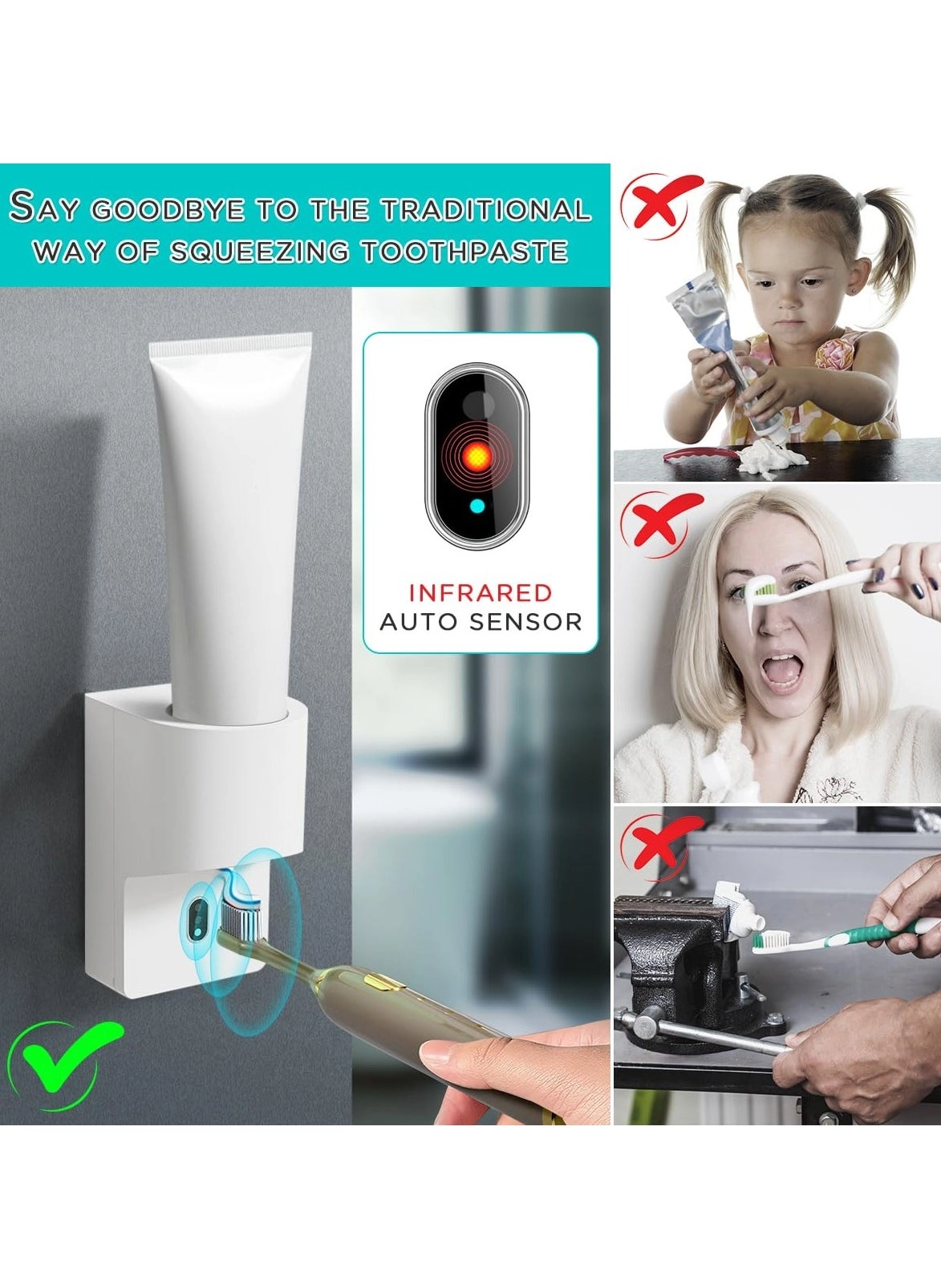 Toothpaste Dispenser - Wall Mounted