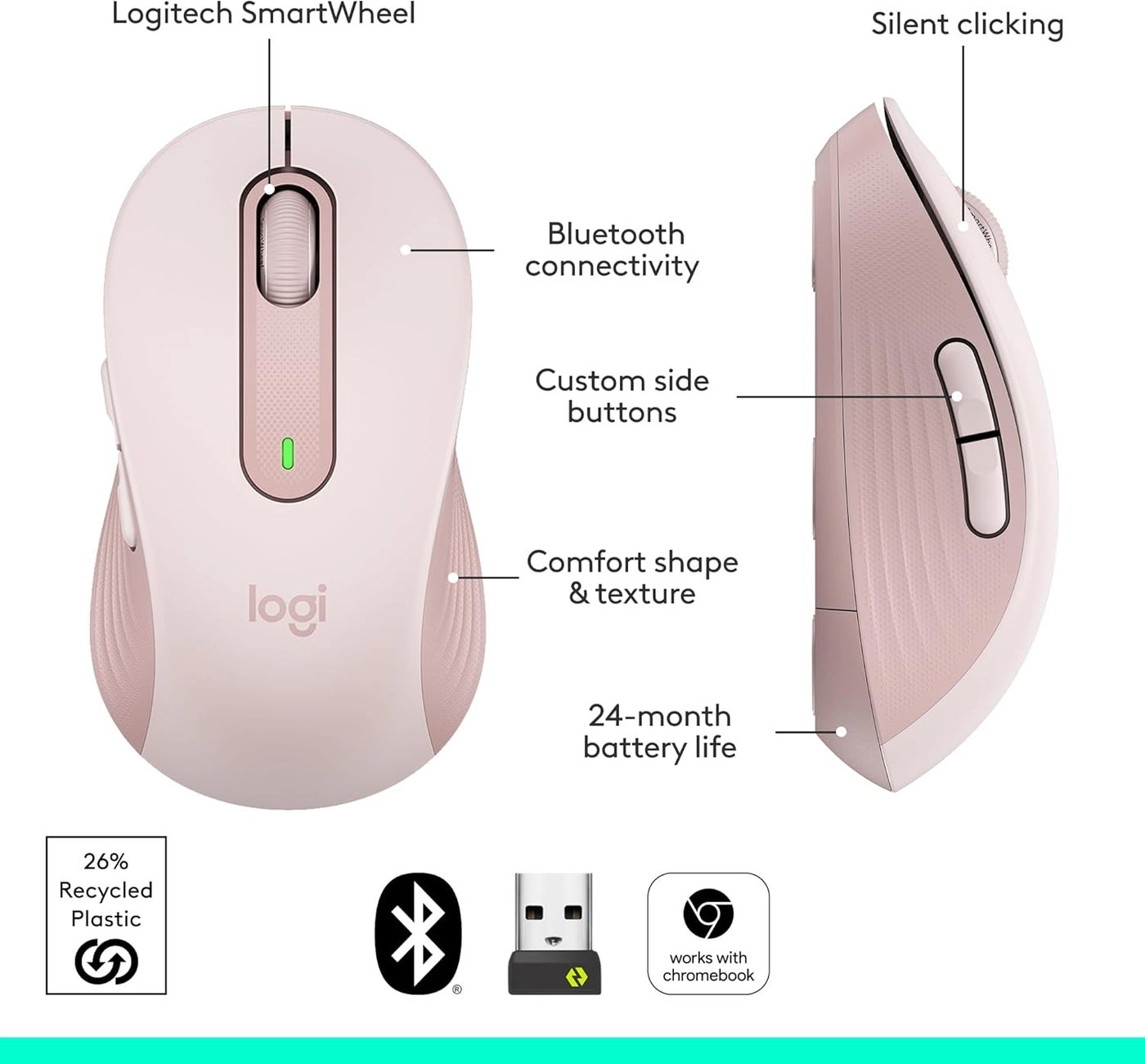 M650 Signature Mouse - Wireless