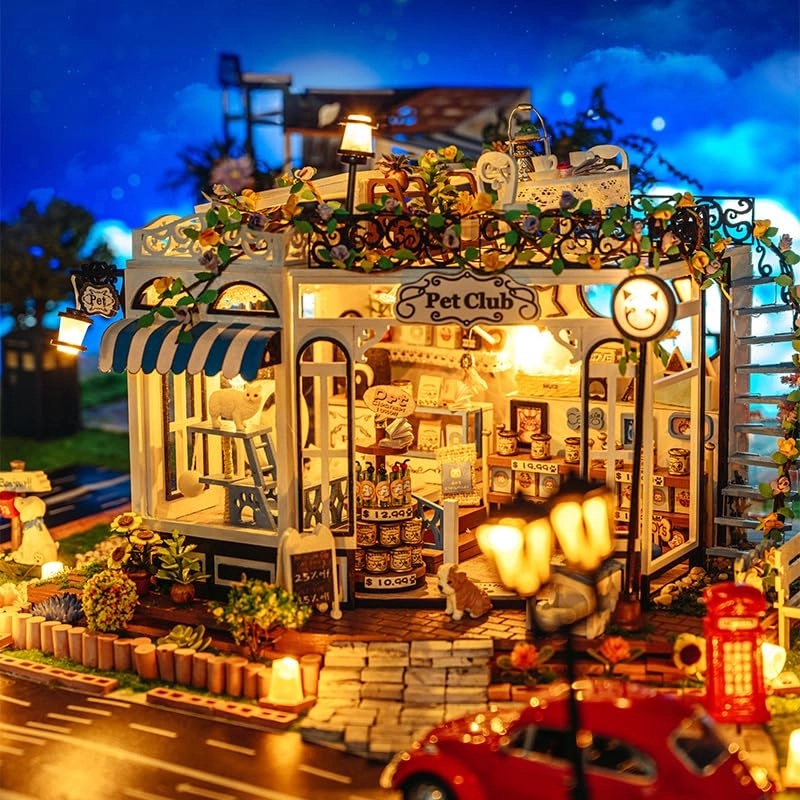 Miniature Dollhouse Kit - Pet Club
