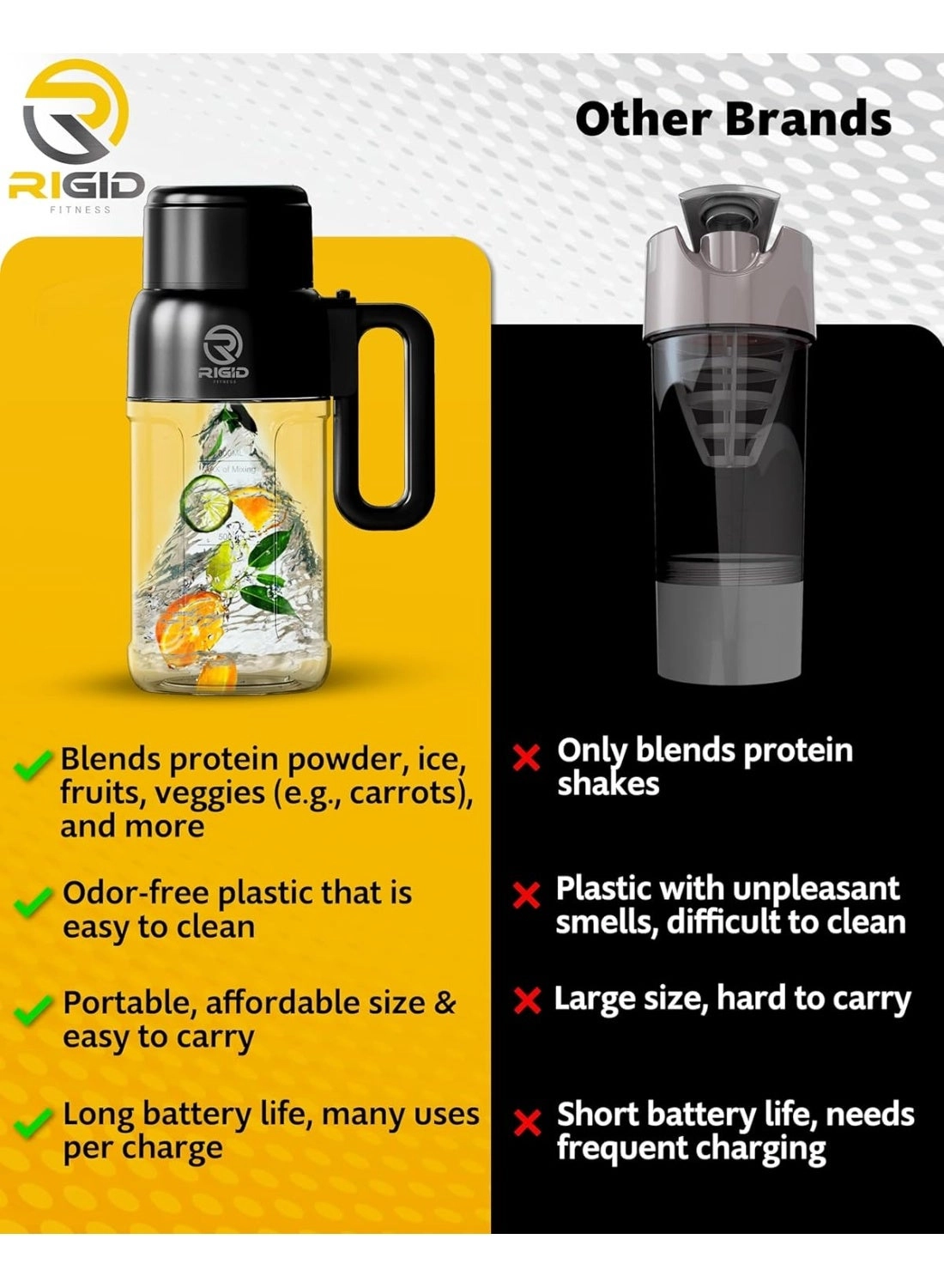 Portable Smoothies Blender Bottle - 120W