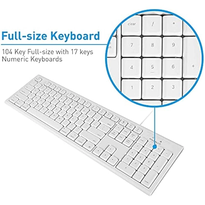 COMPUTER QUIET KEYBOARD - Wired