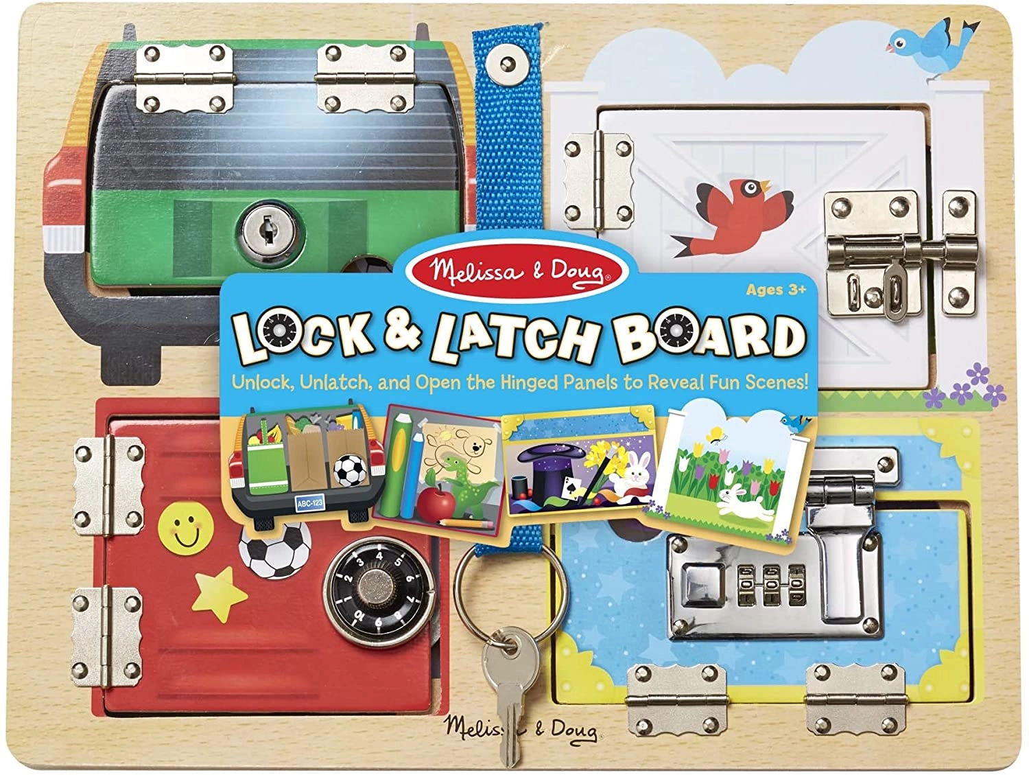 Latches Wooden Activity Board - 3 to 6 Year 1 piece(s)