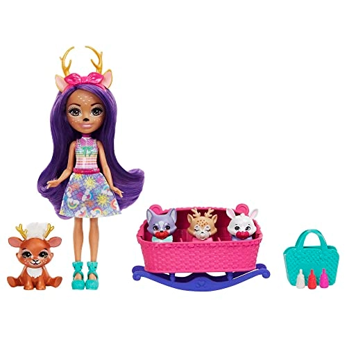 Danessa Deer Doll - 15 cm Plastic Ages 4+