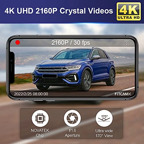 Dash Cam 2160P for VW T Roc (2017-2024)