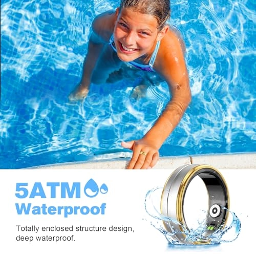 Smart Ring - LED Dispay Screen Heart Rate Sleep Tracker