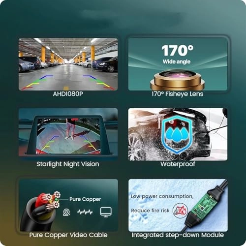 Rear view camera - Night vision 1920x1080P