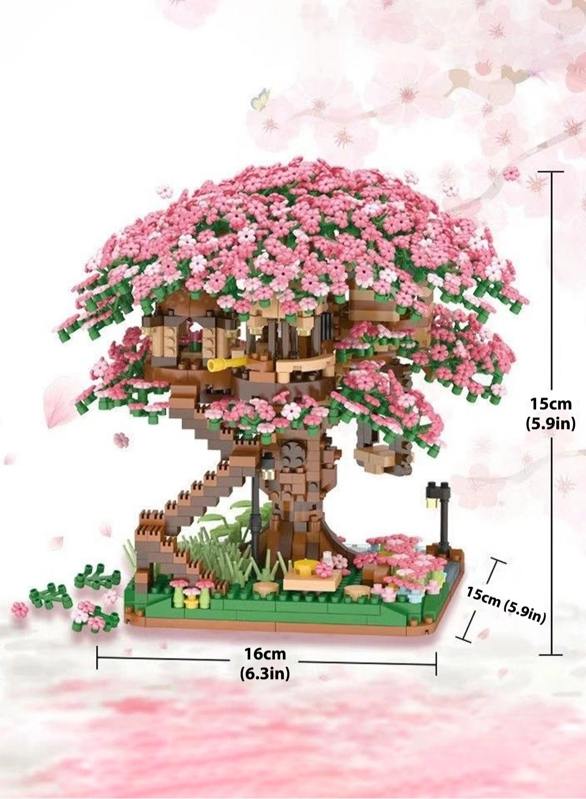 Cherry Blossom Building Blocks - Flowers 2008pcs