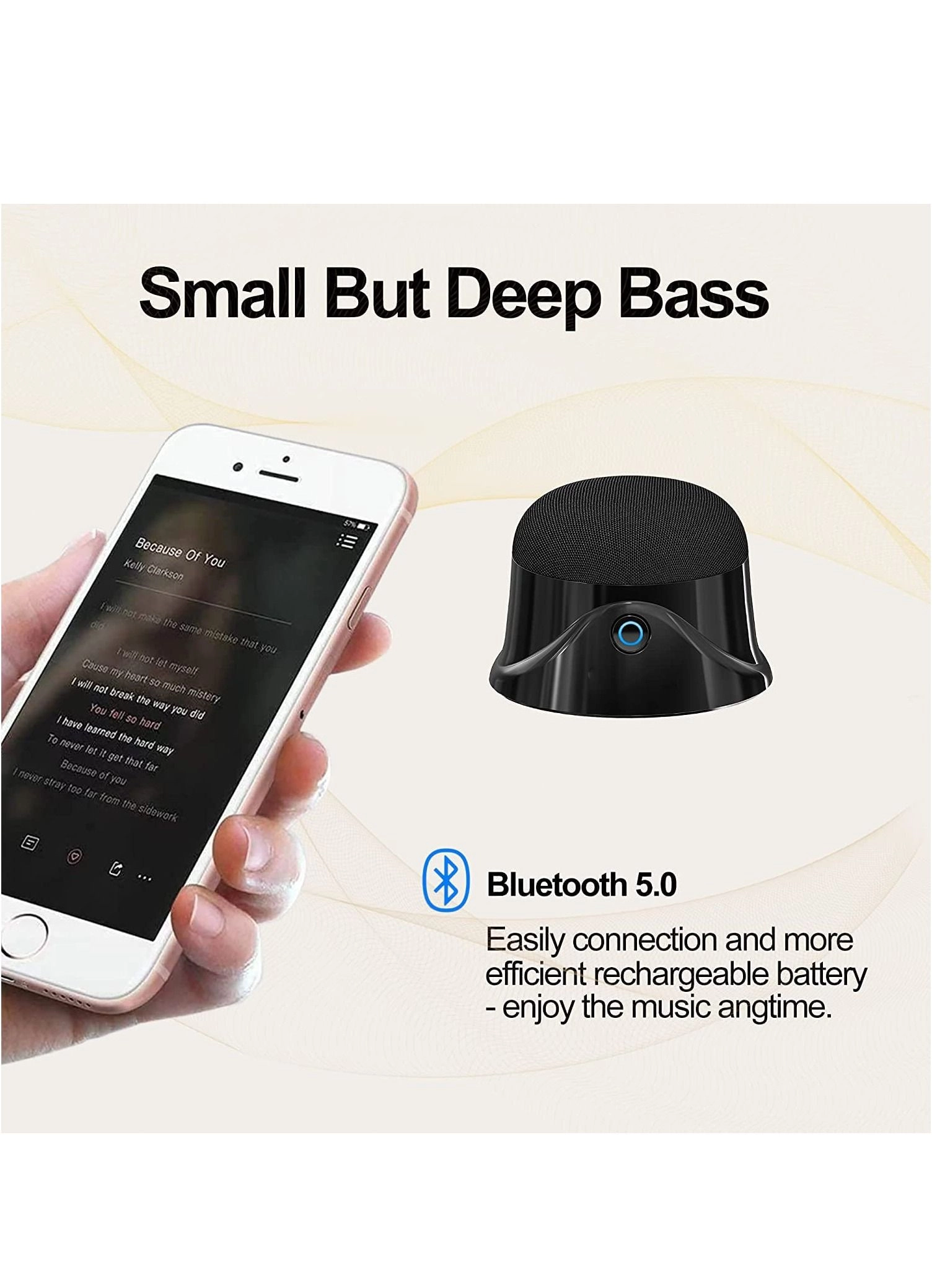 Portable Magnetic Small Bluetooth Speaker - 5W