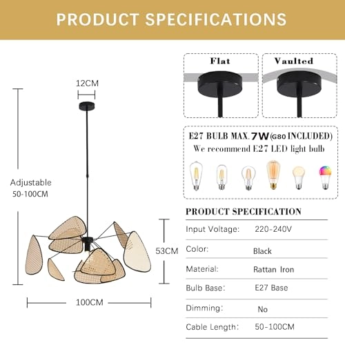 Boho Pendant Light - 3000k