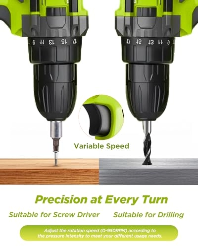 Cordless Drill - 2x 2.0Ah
