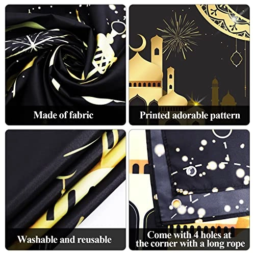 Ramadan Kareem Photo Booth Backdrop - 1pc