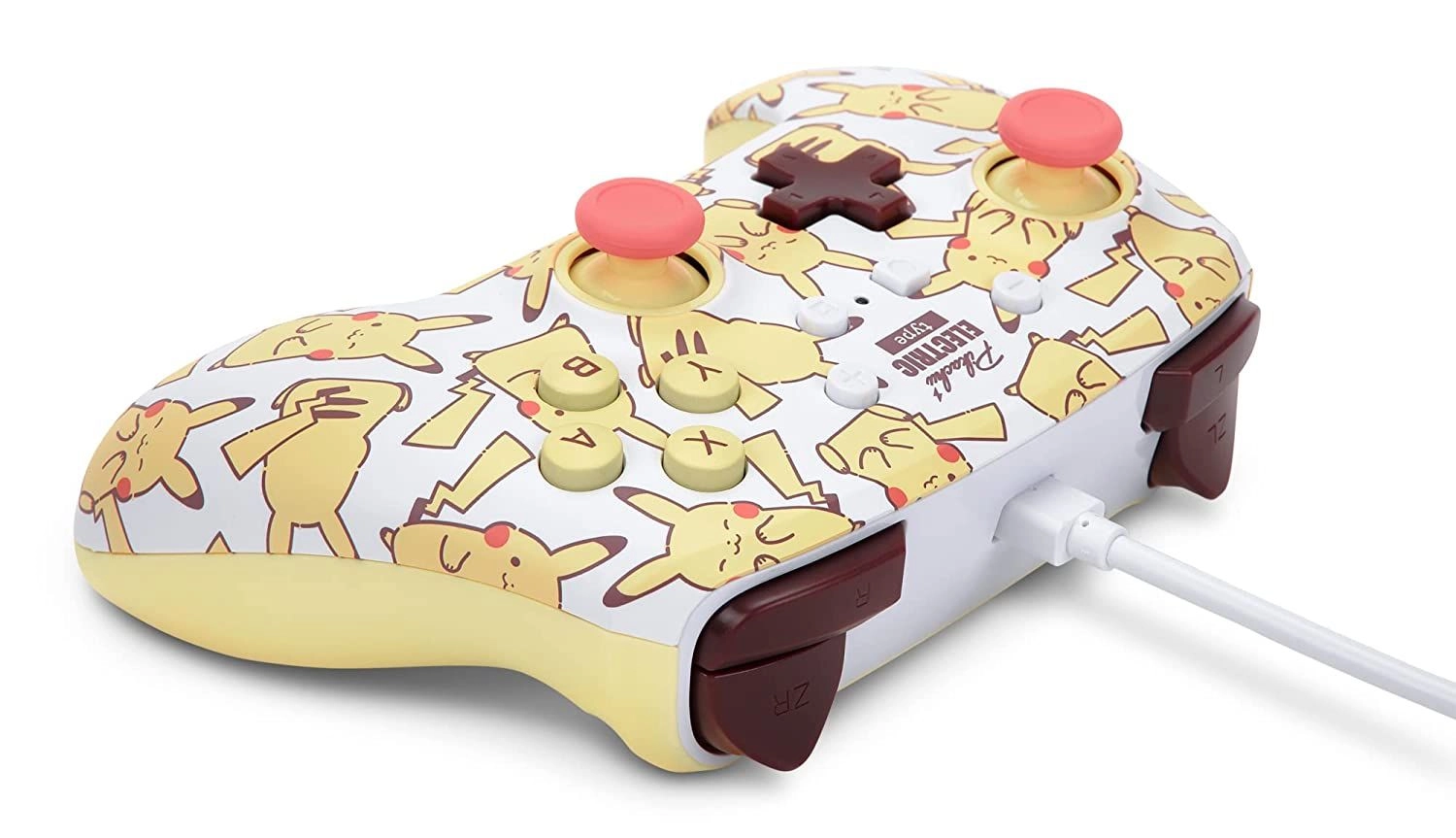Nintendo Switch Enhanced Wired Controller Pikachu Moods