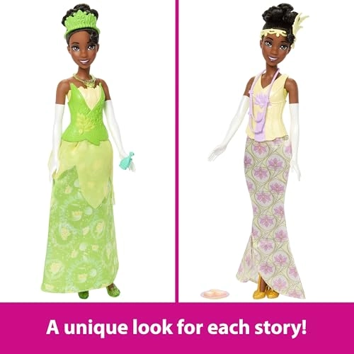 Tiana Fashion Doll - 2-in-1 9 Accessories Ages 3+