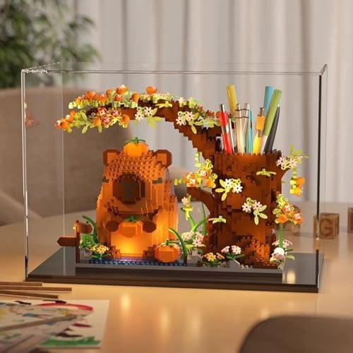Capybara Pen Holder Building Block Set - 1880 pcs