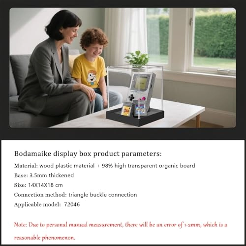 Acrylic Display Case for Lego 72046