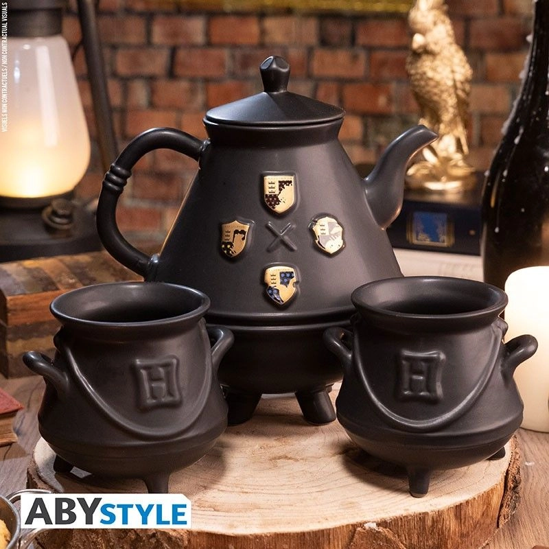 Hogwarts Teapot - ceramic 1000ml + Cauldron - 250ml