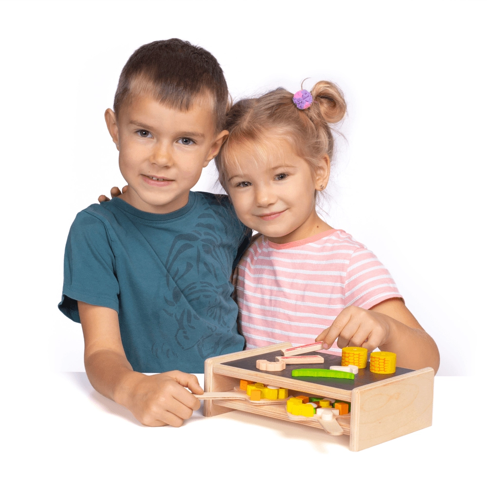 Raclette Wooden Kitchen Pretend Playset - 31 pcs (24401497-10685)