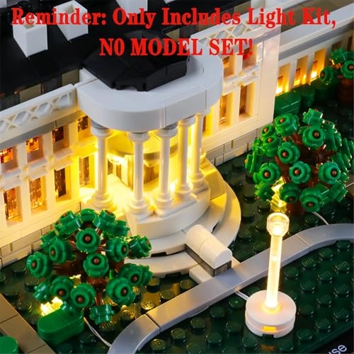 LED Light Set - Compatible with 21054 White Architecture