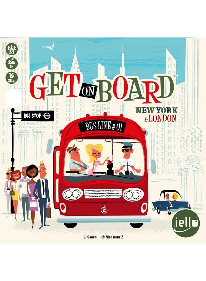 Get On Board: New York & London - Flip & Write Game