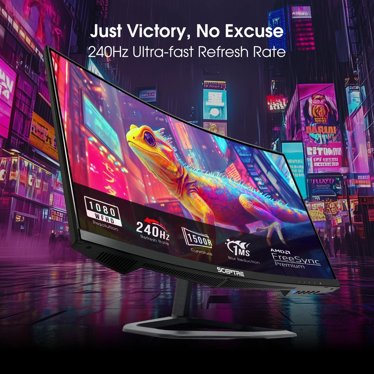 Curved Gaming Monitor - C255B-FWT240 24.5 Inches 1920x1080