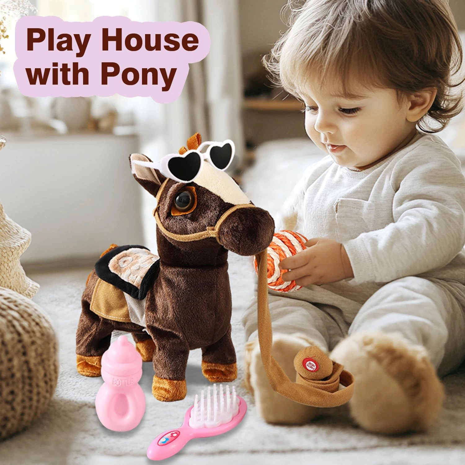 Black Walking Pony - Black Walking Singing Dancing