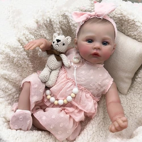 Reborn Baby Doll - 19 Inch Silicone Girl Ages 3+