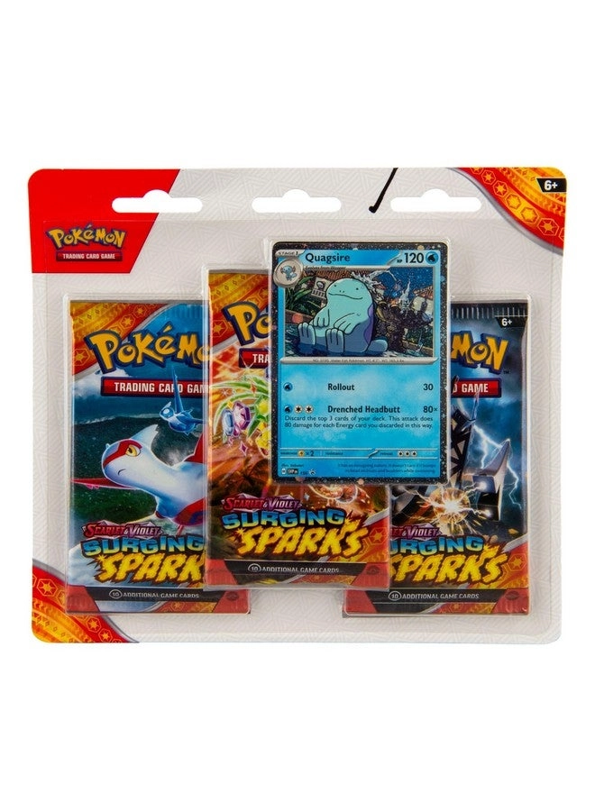 Pokémon TCG Scarlet & Violet 8 Surging Sparks Three Booster Blister