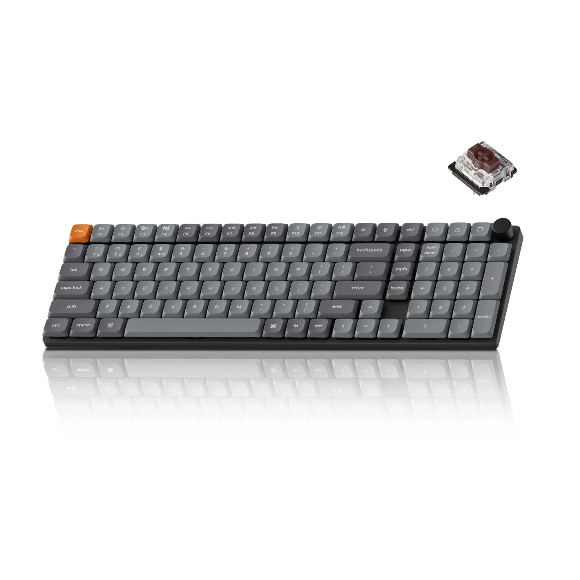 Keychron K17 Max Ultra-Slim Wireless Mechanical Keyboard with RGB Backlit K17 Max - Bluetooth
