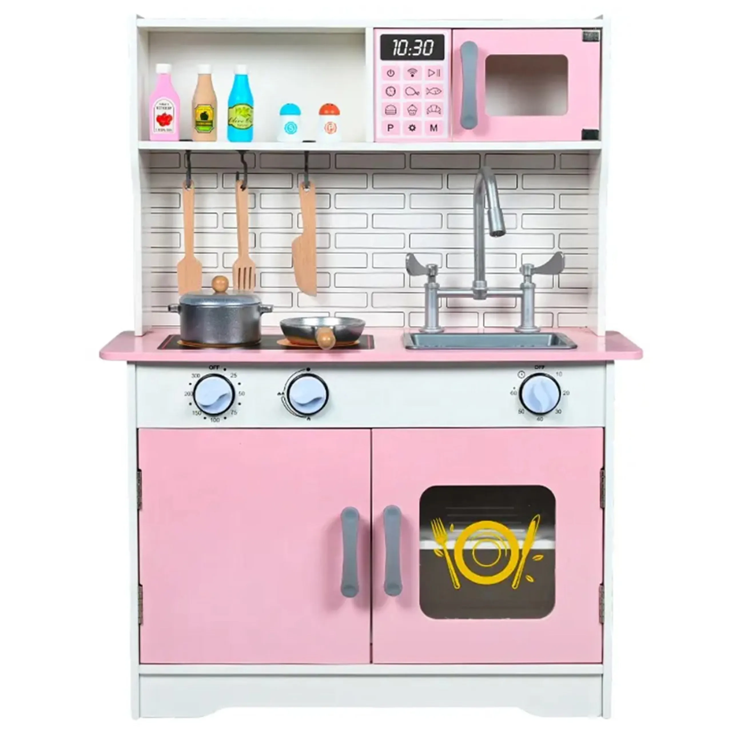 Little Angel Kids Kitchen Wooden Playing Toy Set (GF-MMM-911)