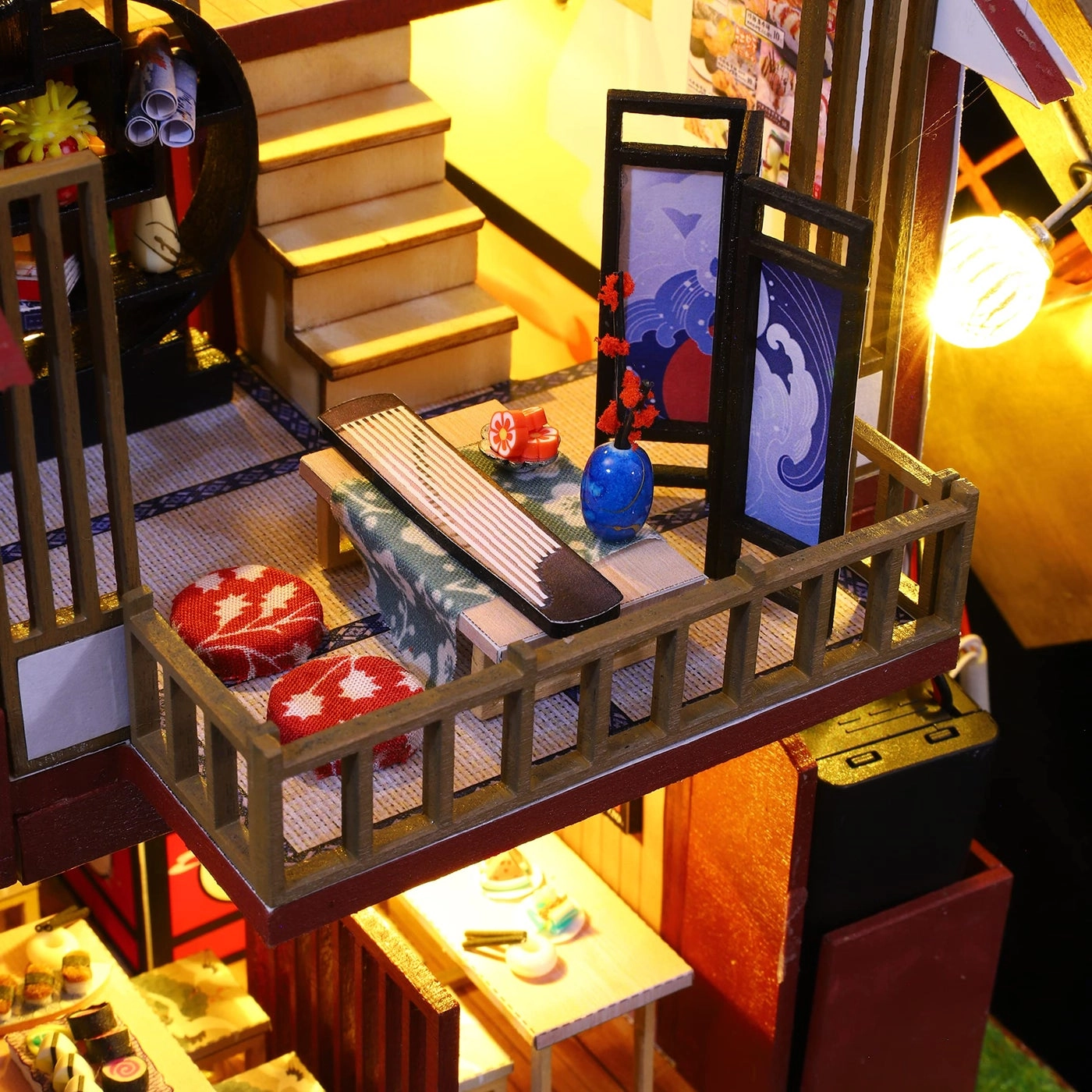 DIY Miniature Dollhouse Kit - Tiny House 1:24