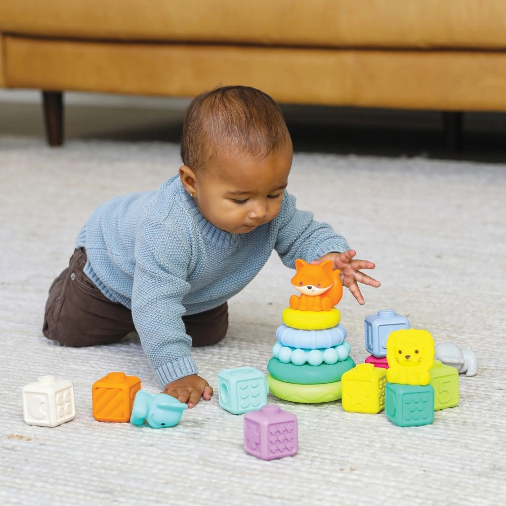 Stackables Balls, Blocks And Buddies Activity Playset - Suitable for 3 months and above