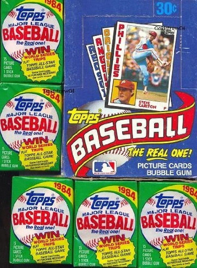 Topps 1984 Baseball Cards - 15pcs