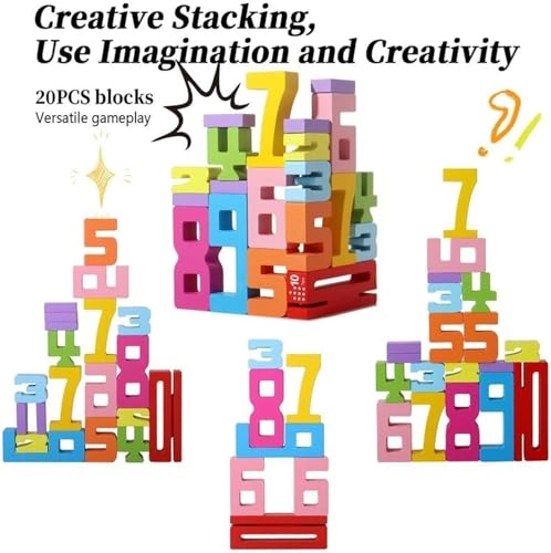 Number Building Blocks - 36 months - 5 years 35 pieces