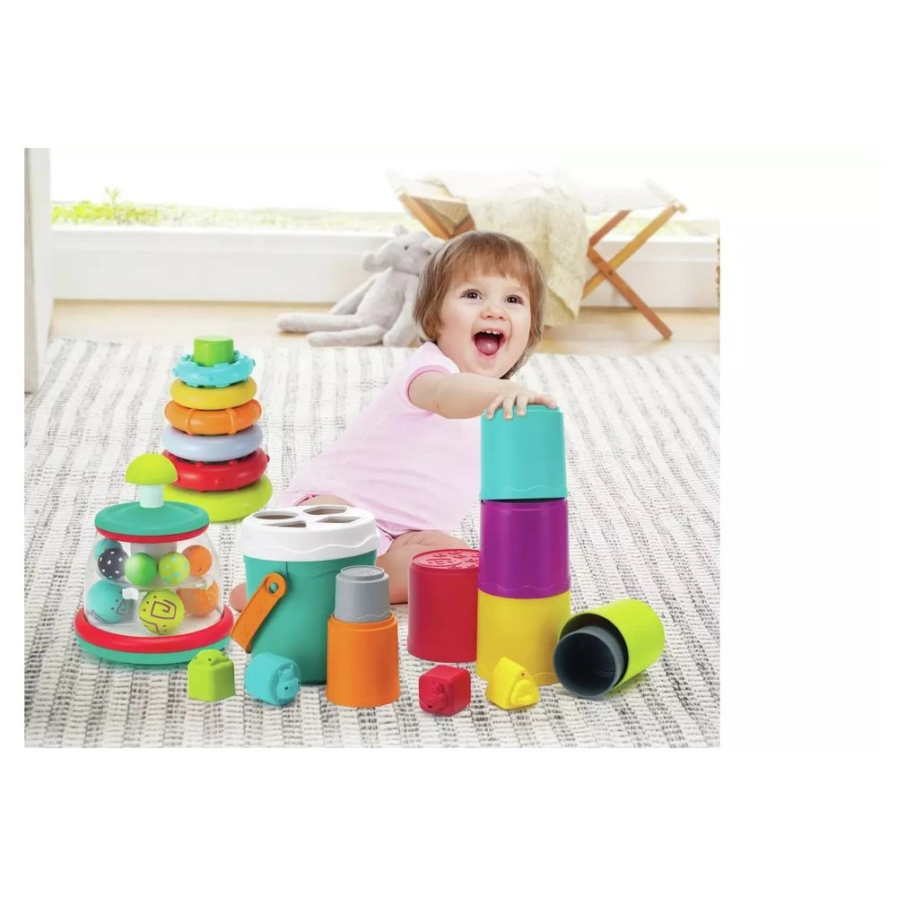 3-In-1 Stack, Sort & Spin Activity Set - 6 months & above