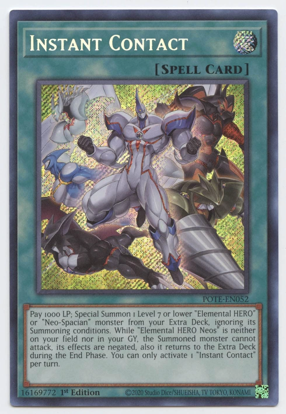 Yu-Gi-Oh! Adventure Instant Contact POTE-EN052 - EN
