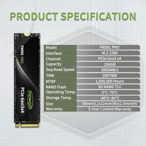 FN501 Pro - 256GB M.2 2280