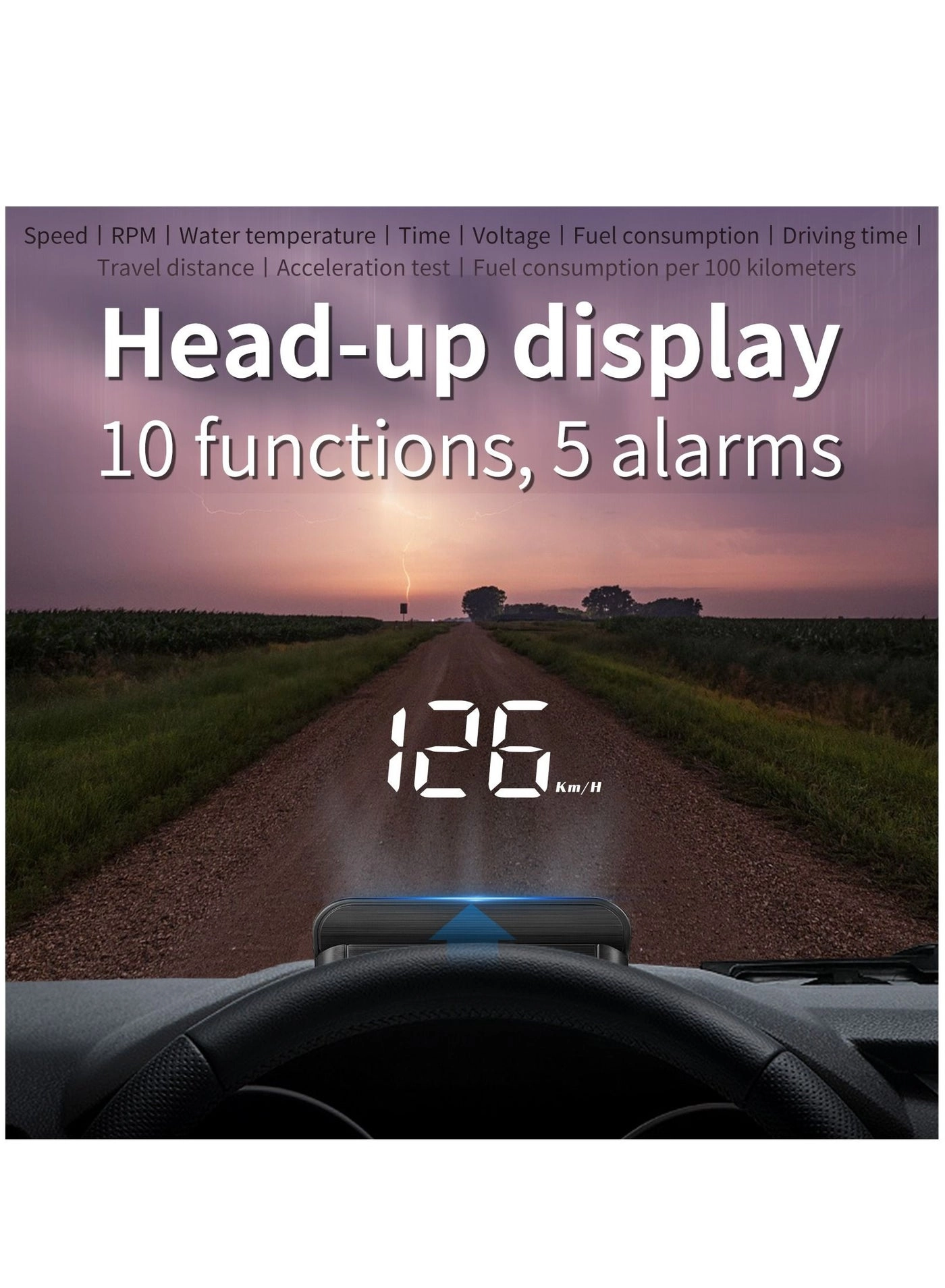 Head Up Display(HUD) Vehicle Speed Meter